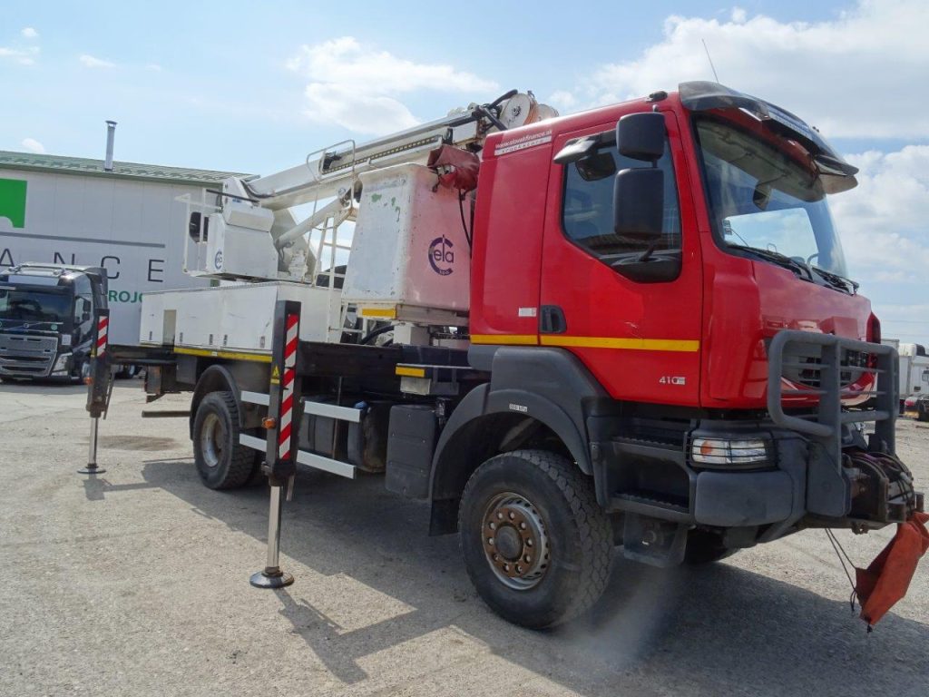 Renault KERAX 410.19 4x4 vysokozdvižná plošina, autoplosina, montazna plosina, EURO 4, manuál VIN 487