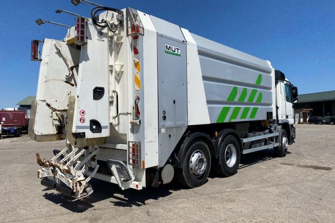 Použitý Mercedes Benz ACTROS 2532 L 6X2 na prepravu komunálneho odpadu nadstavba ROTOPRESS, EURO 5, automat, na predaj — foto 4
