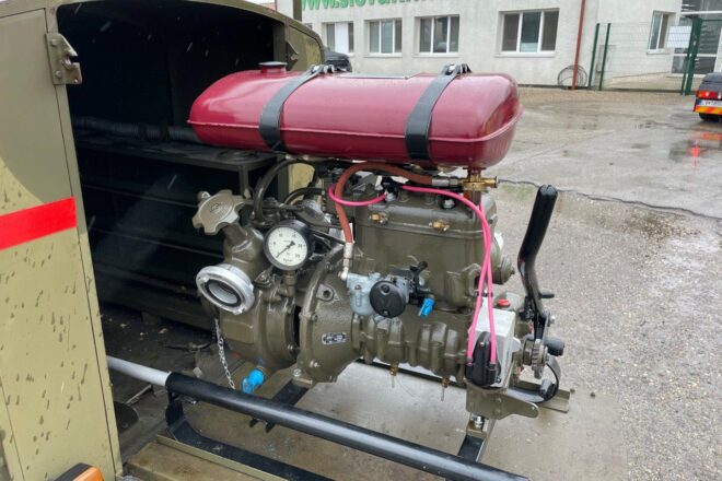Prívesné vozíky prenosné hasicské benzínové cerpadlo + striekacka PS 8 s prívesným vozíkom VIN 316