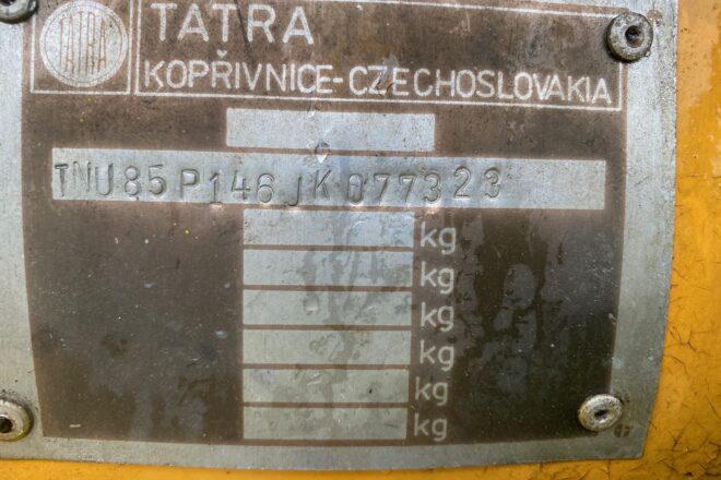 Tatra 815 P 14 AD 20T autožeriav 6×6 manuál VIN 323