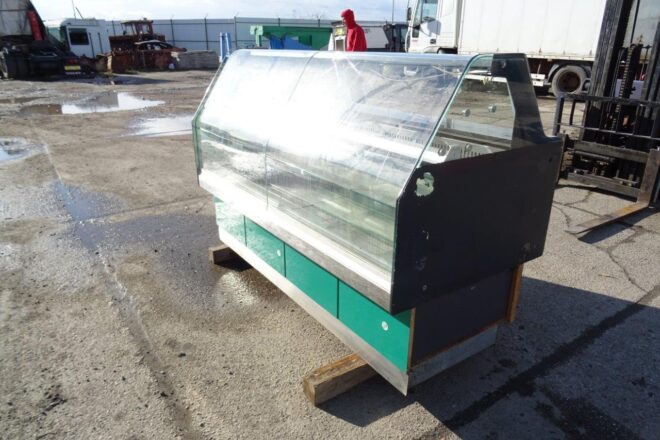 Použitý Chladiaci pult ORION, šírka 198cm, výška 130cm, hlbka 93cm, vnútorná hlbka vitríny 66cm, cena: 700€ nie je možný odpocet DPH, na predaj — foto 3