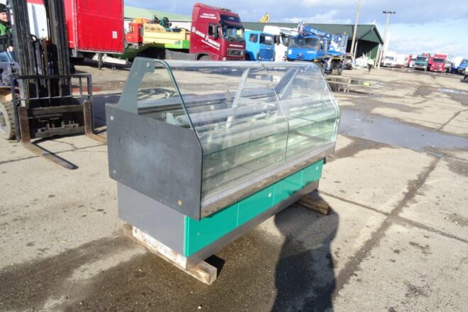 Použitý Chladiaci pult ORION, šírka 198cm, výška 130cm, hlbka 93cm, vnútorná hlbka vitríny 66cm, cena: 700€ nie je možný odpocet DPH, na predaj — foto 4