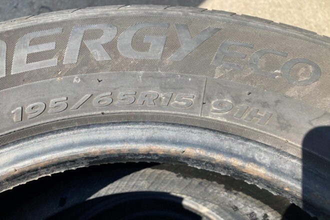Použitý Hankook Kinergy ECO 195/65 R15, dezén 5mm, 4ks, cena: 20€/kus, na predaj — foto 2