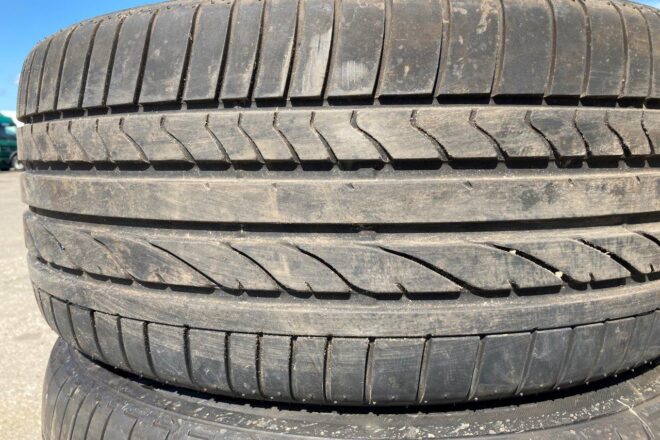 Použitý Disky BMW X5 s pneu Bridgestone Dueler H/P Sport 2 ks 255/50 R19 dezén 5mm a 2 ks 285/45 R19 dezén 2mm, cena: 400€ / sada, na predaj — foto 4