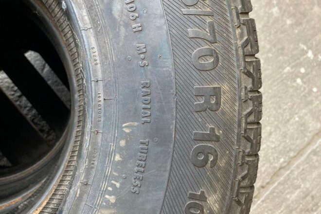 Použitý Pneumatiky BARUM Bravuris 235/70 R16 106H. 5 ks dezén 7mm, cena: 15€ / kus, na predaj — foto 2