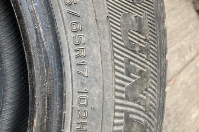 Použitý Dunlop ST30 Grandtrec 225/65 R17 102H M+S 2ks, dezén 4mm, cena: 25€ / kus, na predaj — foto 2