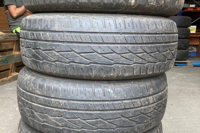 Použitý General Grabber GT 235/70 R16 106H na disku Nissan Navara 4ks dezén 3mm, na predaj — foto 3