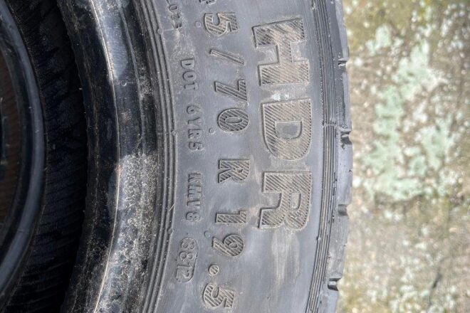 Použitý Continental HDR 245/70 R 19,5 dezén 20% 4 ks, na predaj — foto 4