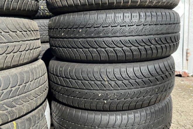 Sava Eskimo S3+ 195/65 R 15 M+S, dezén 50%, 6 ks, E5-0, CENA: 20e/kus