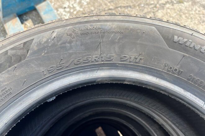 Hankook Winterthuru i Cept RS3 195/65 R15 91T, 6 ks, dezén 50% E3-0, CENA : 20 EUR/kus