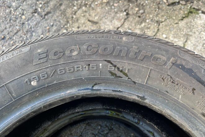 Použitý Fulda EcoControl 195/65 R 15, 2 ks, dezén 30%, CENA : 10 EUR / kus, na predaj — foto 2