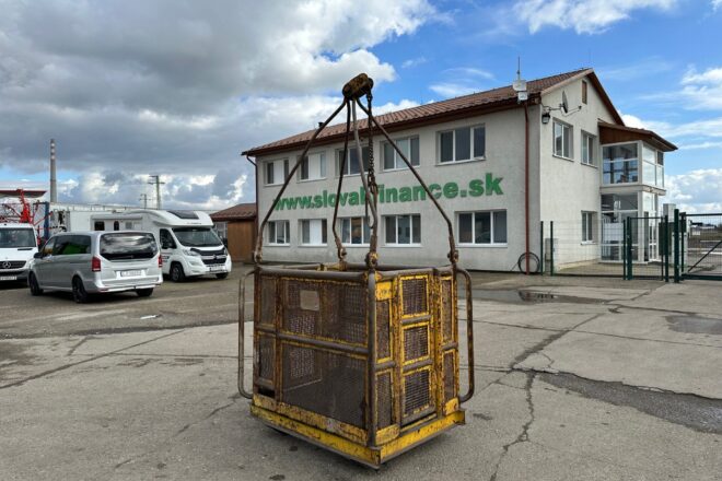 Použitý Závesný pracovný kôš, CENA: 2.500,-EUR, na predaj — foto 5