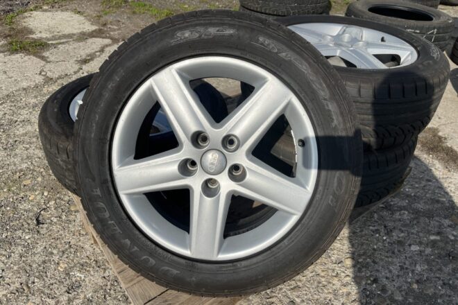 Použitý Dunlop SP Sport 01 235/55 R17 99V 4 ks na ALU diskoch Audi 7,5Jx17H2 ET45, dezén 60%, CENA : 800 EUR / SADA, na predaj — foto 2
