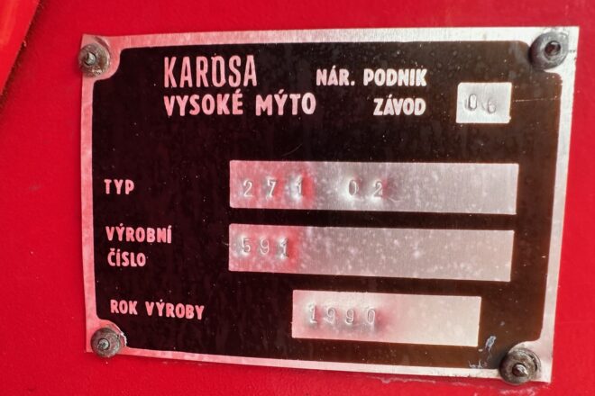 KAROSA LIAZ CAS K/L101 hasičské vozidlo 4×4 VIN017