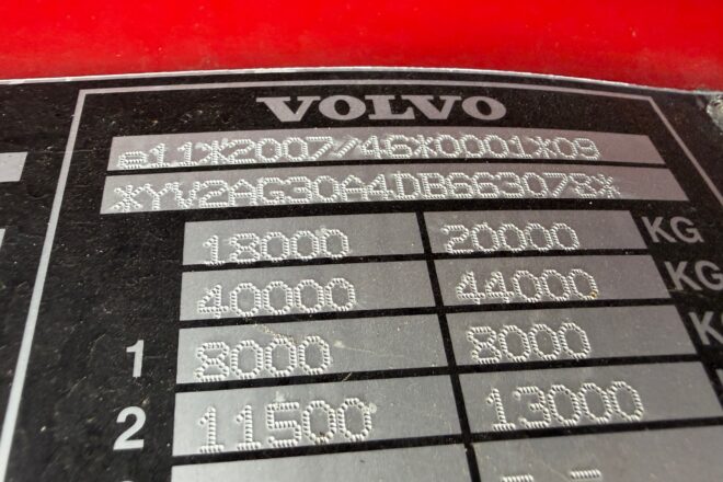 Volvo FH500 STANDARD automatic, EEV vin 078 NEW TACHO
