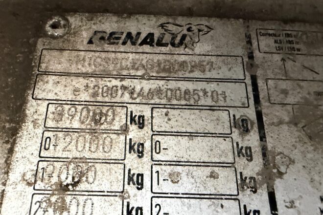 BENALU jednostranný vyklápač 47m3 VIN 857