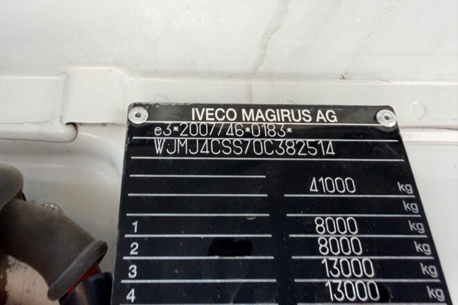 IVECO TRAKKER 410 betonmixer 10m3 8X4 E6 VIN 514