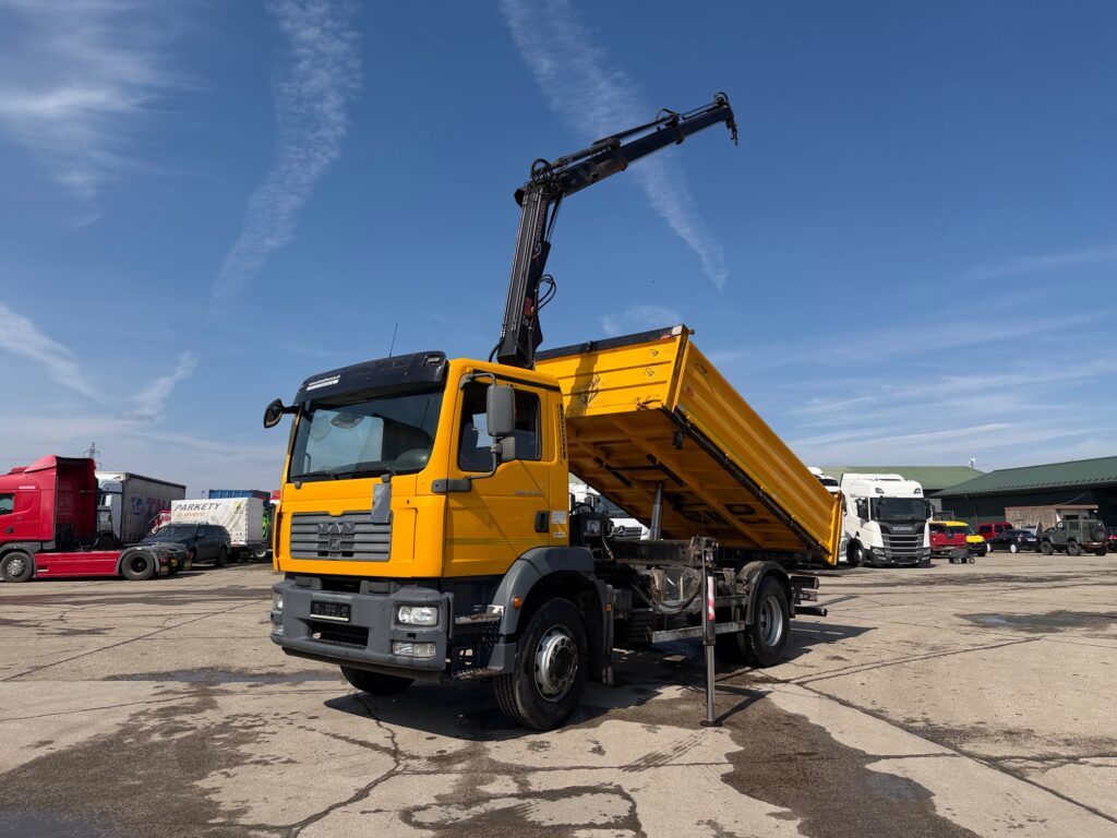 MAN TGM 4x2 threesided kipper 8m3 E4 VIN 746