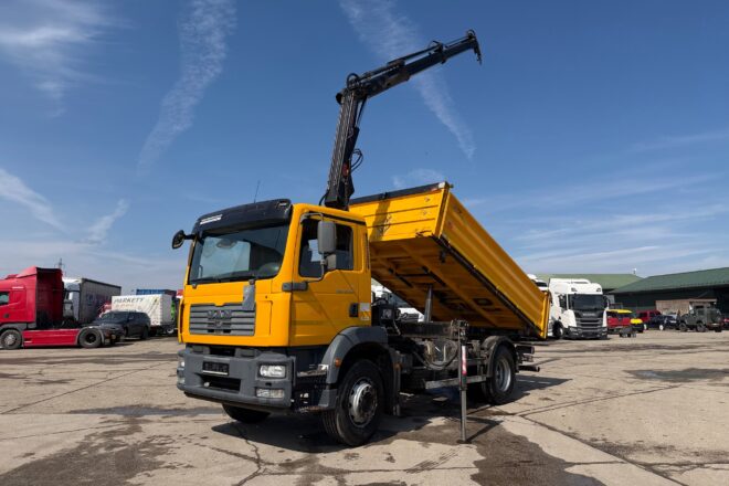 MAN TGM 4x2 threesided kipper 8m3 E4 VIN 746