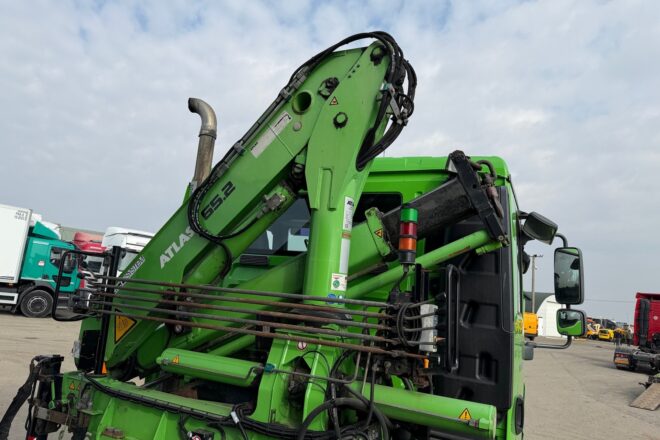 MAN TGL 12.220 threesided kipper with crane E5 530
