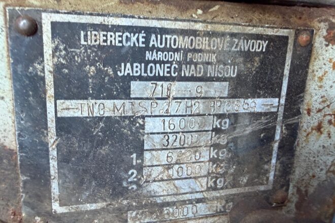 ŠKODA LIAZ MTS fekálne vozidlo 4×4 manual VIN 859