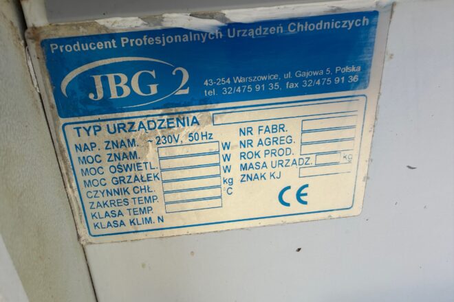 Mraziarenský pult JBG 2