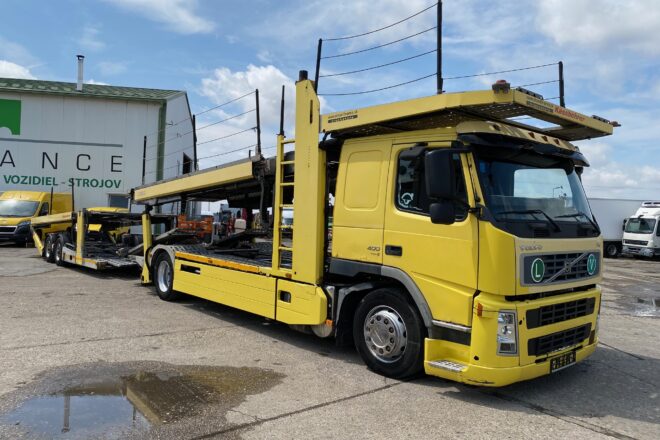 VOLVO FM13 400 automat VIN 209 + KASSBOHRER VIN 643 - autoprepravník