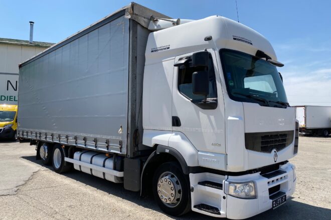 RENAULT PREMIUM tandemový valník 6x2 460 DXi automat EEV VIN 140