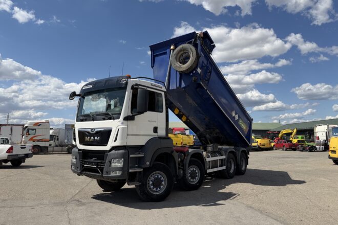 Použitý MAN TGS 41.470 VS MONT 8X6 automat E6 VIN 747, na predaj