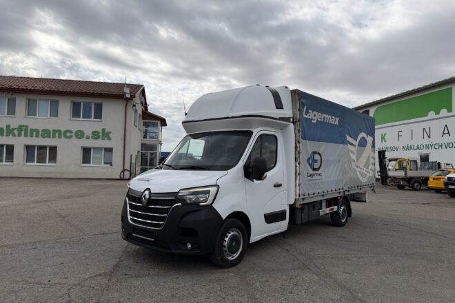 Použitý RENAULT MASTER valník s plachtou 3 seats manual VIN 872, na predaj