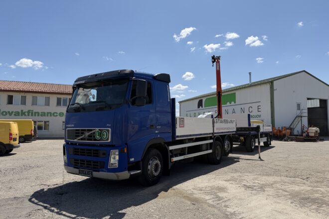 Použitý VOLVO FH400 6x2 E3 manual VIN 517 s HR + FLIEGL ZPS180 VIN 406 - 20 m3, na predaj