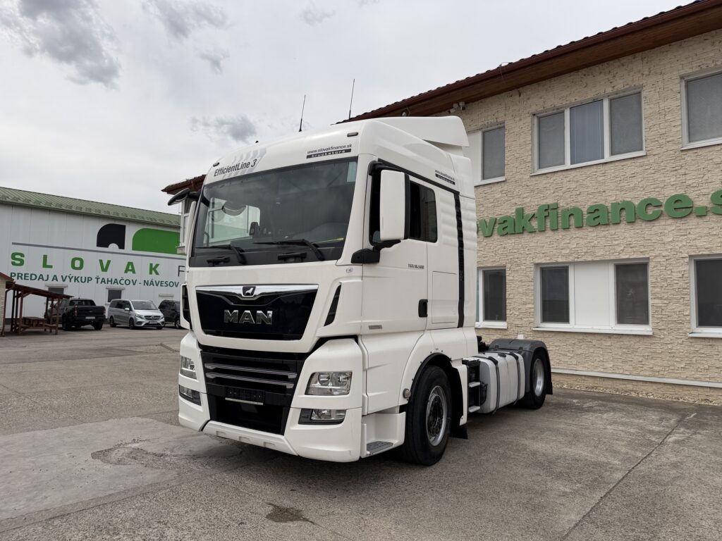 MAN TGX 18.500 STANDARD retarder at E6 VIN 507 - NEW TACHO