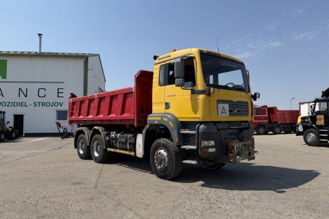 Použitý MAN TGA 33.410 6x6 trojstranný vyklápač 10 m3 2004 VIN 623, na predaj — foto 2