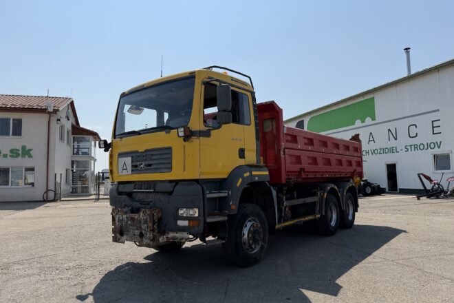 Použitý MAN TGA 33.410 6x6 trojstranný vyklápač 10 m3 2004 VIN 623, na predaj — foto 3