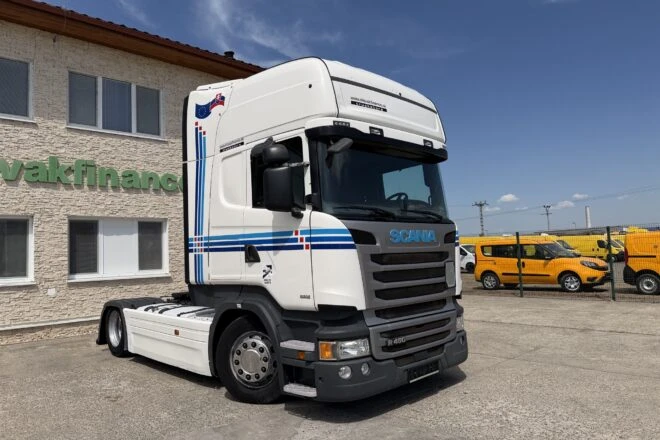 Použitý SCANIA R450 LOWDECK E6 opticruise retarder automat VIN 749, na predaj