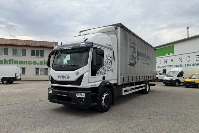 Použitý IVECO 190-280L 19t trojstranka E6 manual VIN 821 - NEW TACHO, na predaj