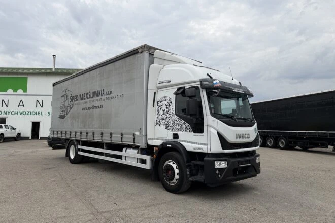 Použitý IVECO 190-280L 19t trojstranka E6 manual VIN 821 - NEW TACHO, na predaj — foto 2