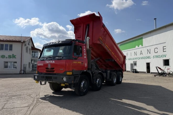 Použitý TATRA TERRNO 1 T815 1-stranný vyklápač 8x8 20 m3 E3 manual VIN 600, na predaj