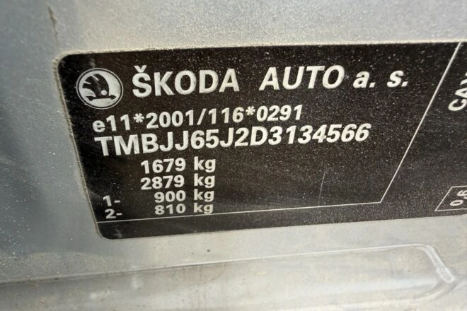 Použitý ŠKODA FABIA 1,6 diesel 5 seats manual VIN 566, na predaj — foto 8