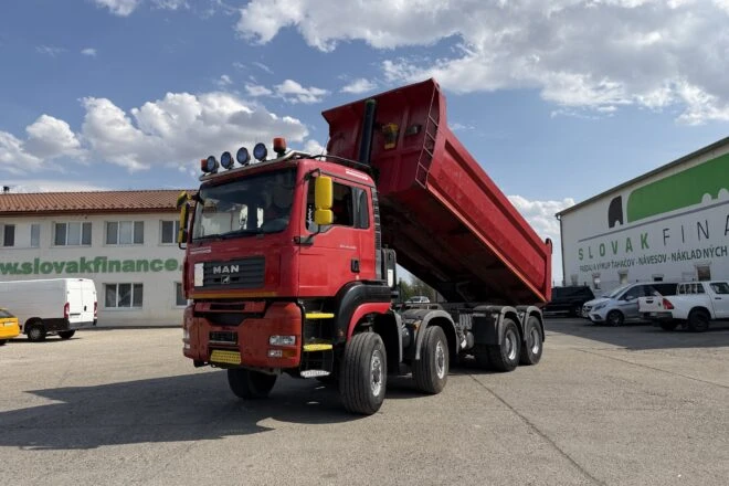 Použitý MAN TGA 41.440 jednostranný vyklápač 20 m3 8x6 manual E4 VIN 476, na predaj
