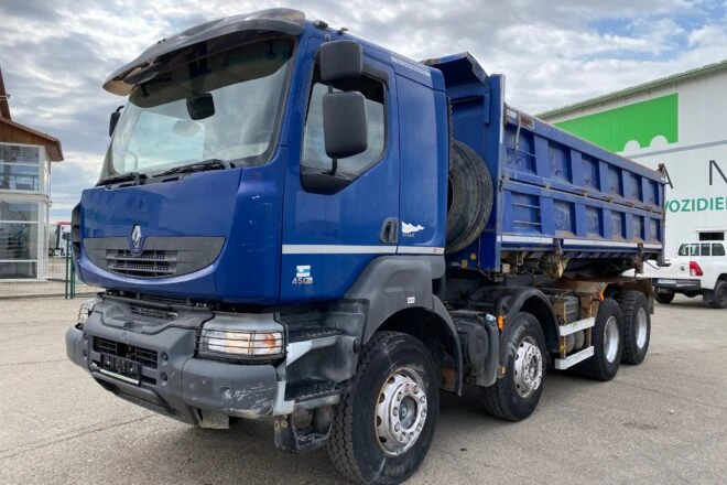 Použitý RENAULT KERAX 450 DXi trojstranný vyklápač 8x4 20 m3 E4 VIN 454, na predaj — foto 4