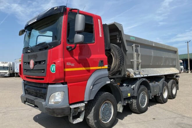 Použitý TATRA PHOENIX VS-MONT 8x8 jednostranný vyklápač 20 m3 E6 manual VIN 116, na predaj