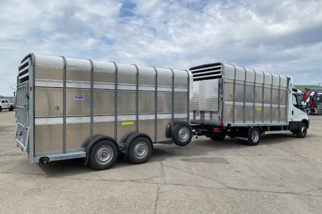 Použitý IVECO 70C18 vozidlo na prepravu zvierat 15m3 manual E6b VIN 986 NEW TACHO, na predaj — foto 3