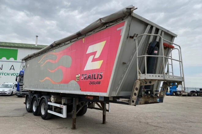 Použitý TRAILIS ZASLAW jednostranný vyklápač s plachtou 50 m3 VIN 476, na predaj — foto 3