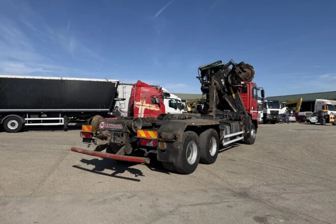 Použitý MAN TGA 26.430 hákový naťahovač kontajnerov + HR 6x4 E3 manual VIN 416, na predaj — foto 6