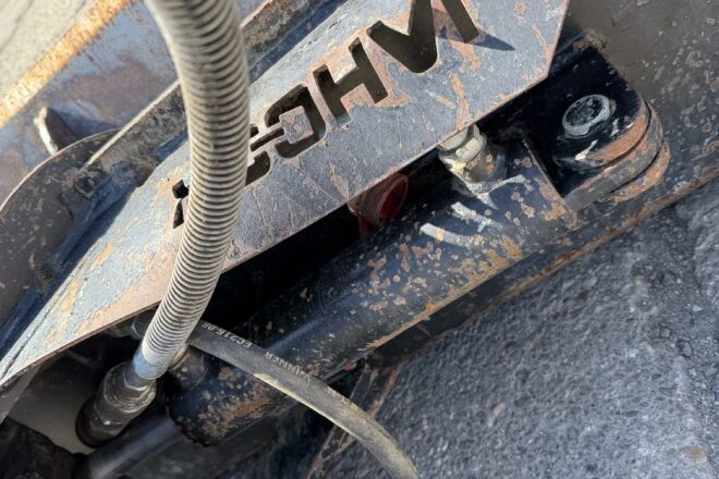 Použitý Svahovacia lyžica hydraulicky natáčania z CASE - 150cm, na predaj — foto 3