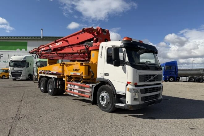Použitý VOLVO FM400 betónpumpa manual E4 VIN 391 - NEW TACHO, na predaj