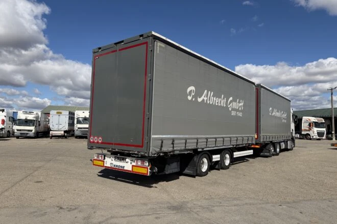 Použitý RENAULT T VIN 249 + KRONE VIN 573 - súprava 120 m3 - NEW TACHO, na predaj — foto 4