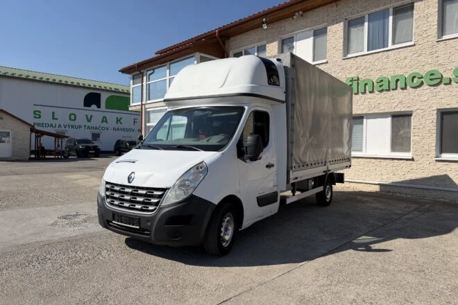 Použitý RENAULT MASTER 165 dCi valník s plachtou E5b manual 3 seats VIN 315, na predaj