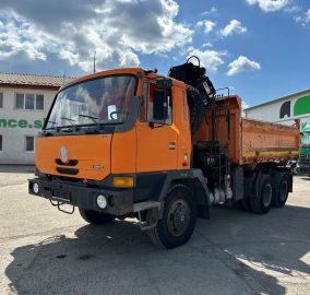 Tatra  T 815 trojstranný vyklápac + HR HIAB  6x6 VIN 635 - slovakfinance.sk